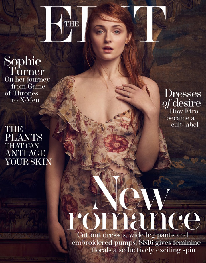 Sophie Turner《The Edit》杂志2016年4月号