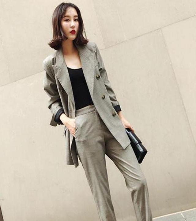 宽松西装外套 西装套装 打底