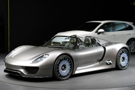 保时捷918 spyder 918 spyder概念车的量产版百公里油耗高清图片